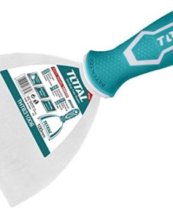 THT831256_سكينة معجون 5" 125مم يد كاوتش استانلس توتال