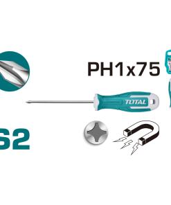 THT26PH1075_مفك كاوتش صليبة 1×75مم توتال