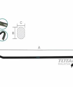 THT431482_عتلة حديد 48" 30مم توتال