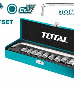 THTL121101_ 10قطع توتالLطقم لقم رباط 2/1" علبة صاج حرف