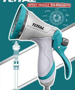 THZATN1101_مسدس رش مياة 10اشكال بلاستيك توتال