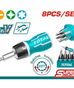 طقم مفك سنون 8قطع راتشة توتال _TACSDS1726
